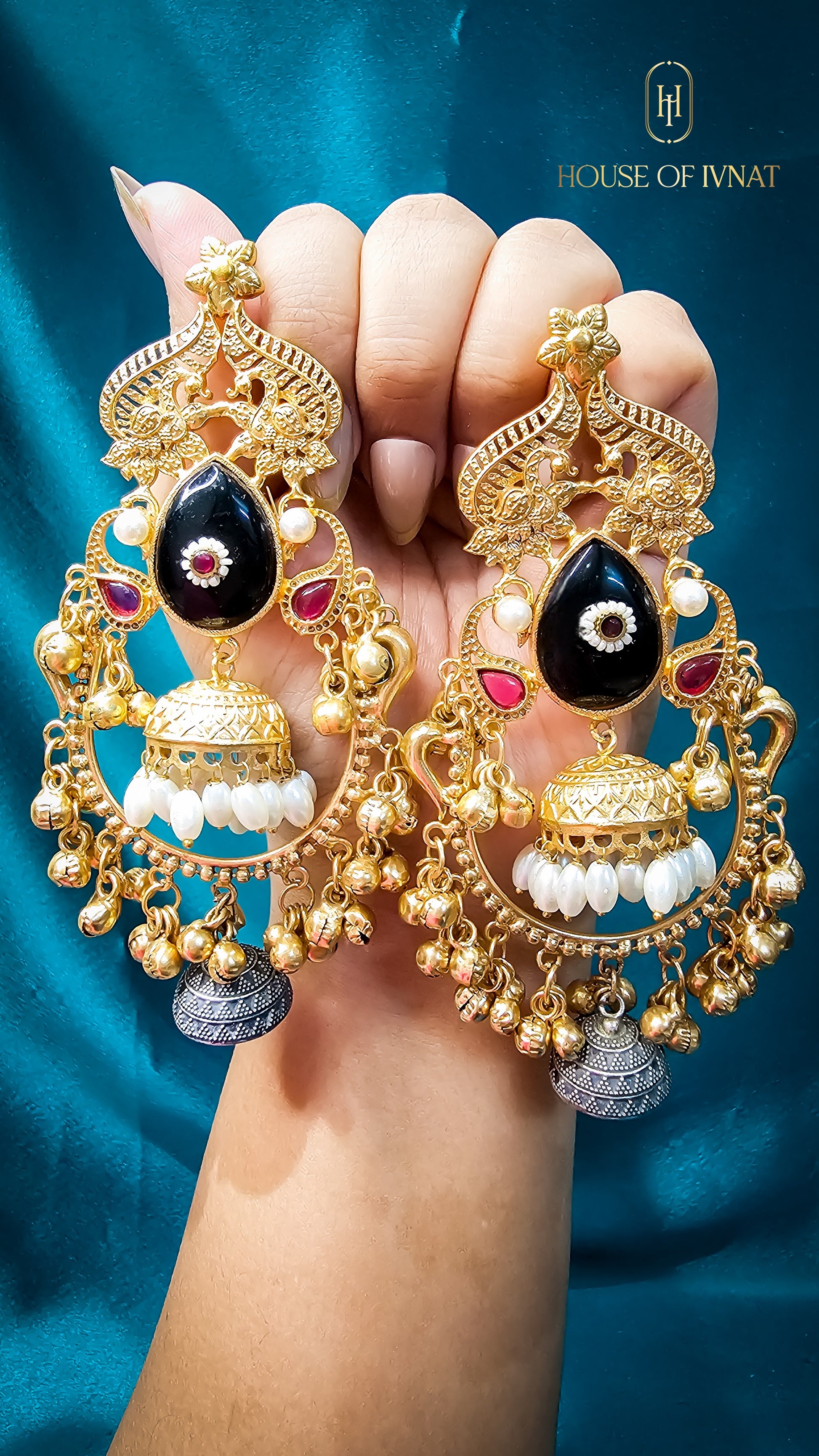 Handcrated Statement Kashmiri Earrings