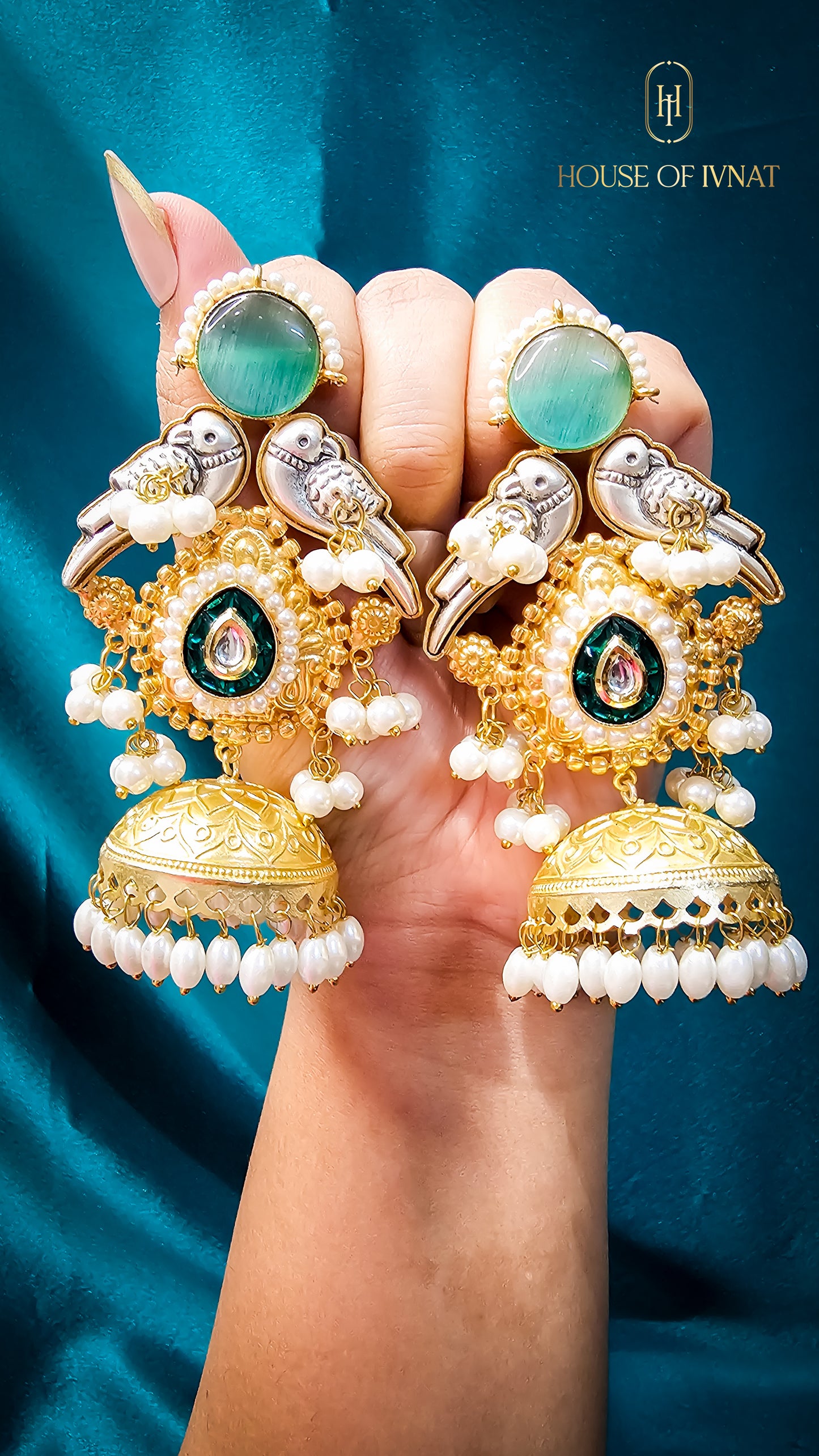 Handcrated Statement Kashmiri Earrings