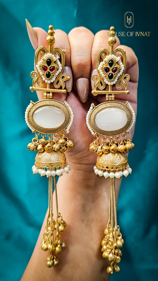 Handcrafted Statement Kashmiri Earrings