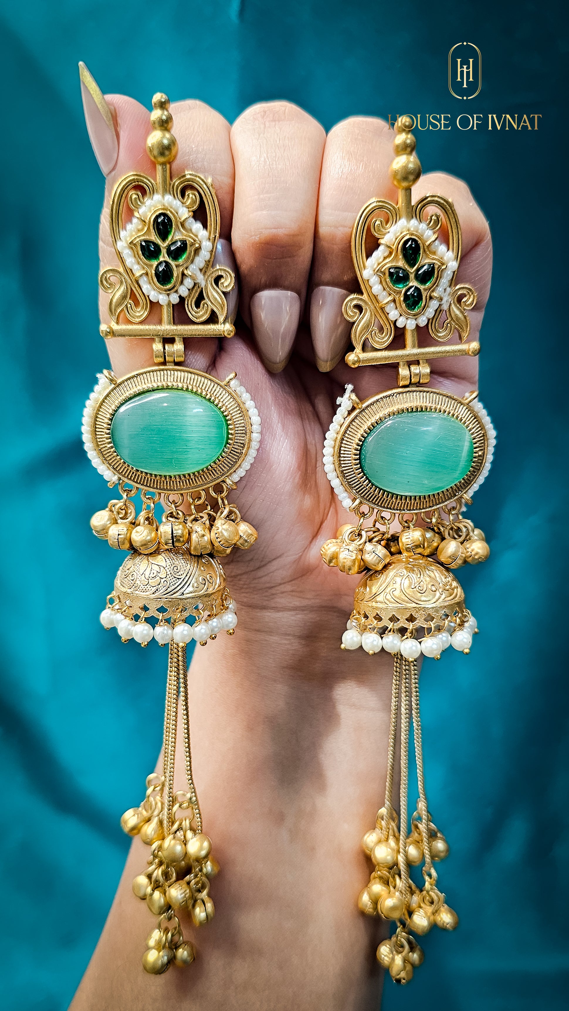 Handcrafted Statement Kashmiri Earrings