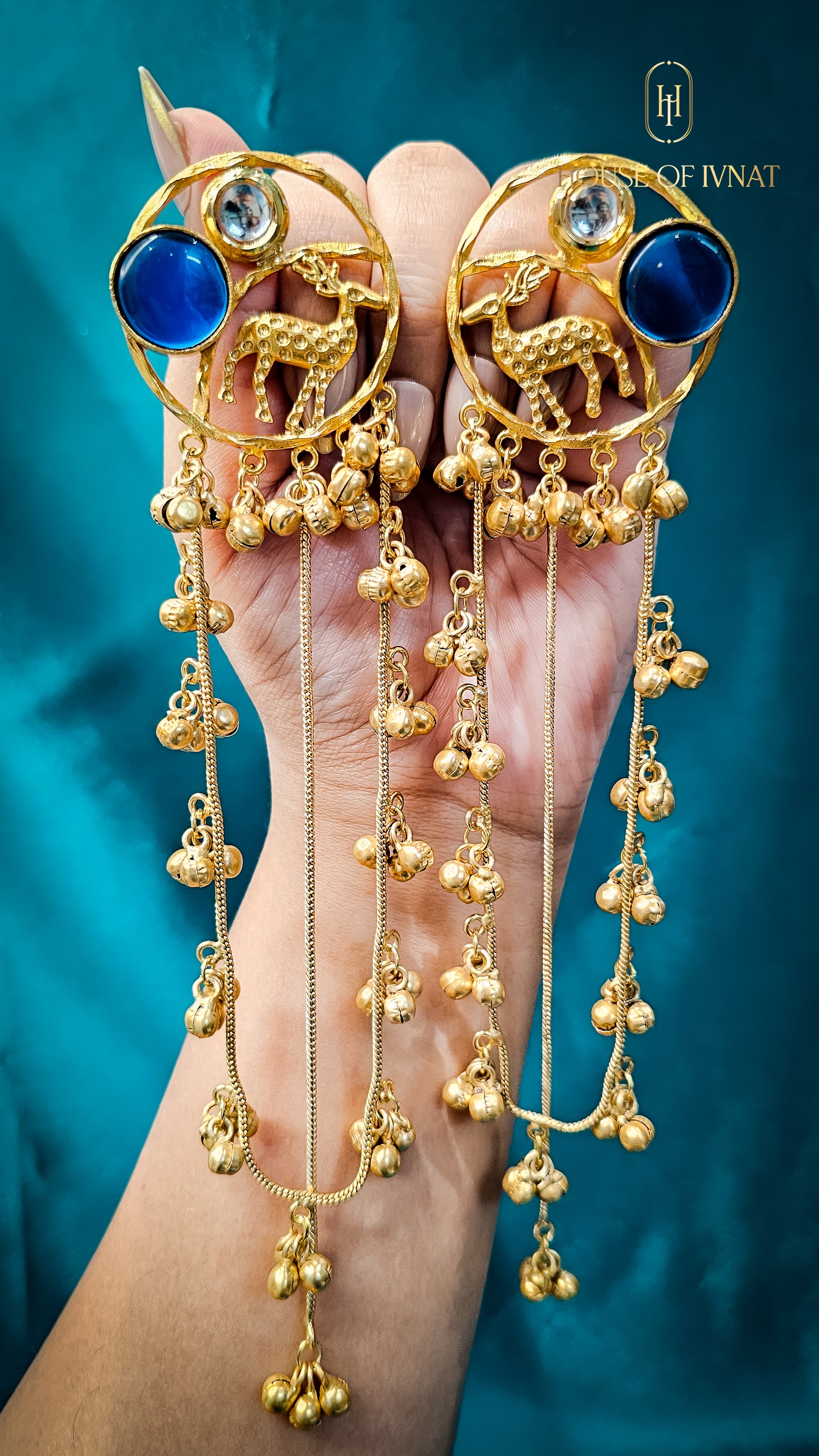 Handcrafted Statement Kashmiri Earrings