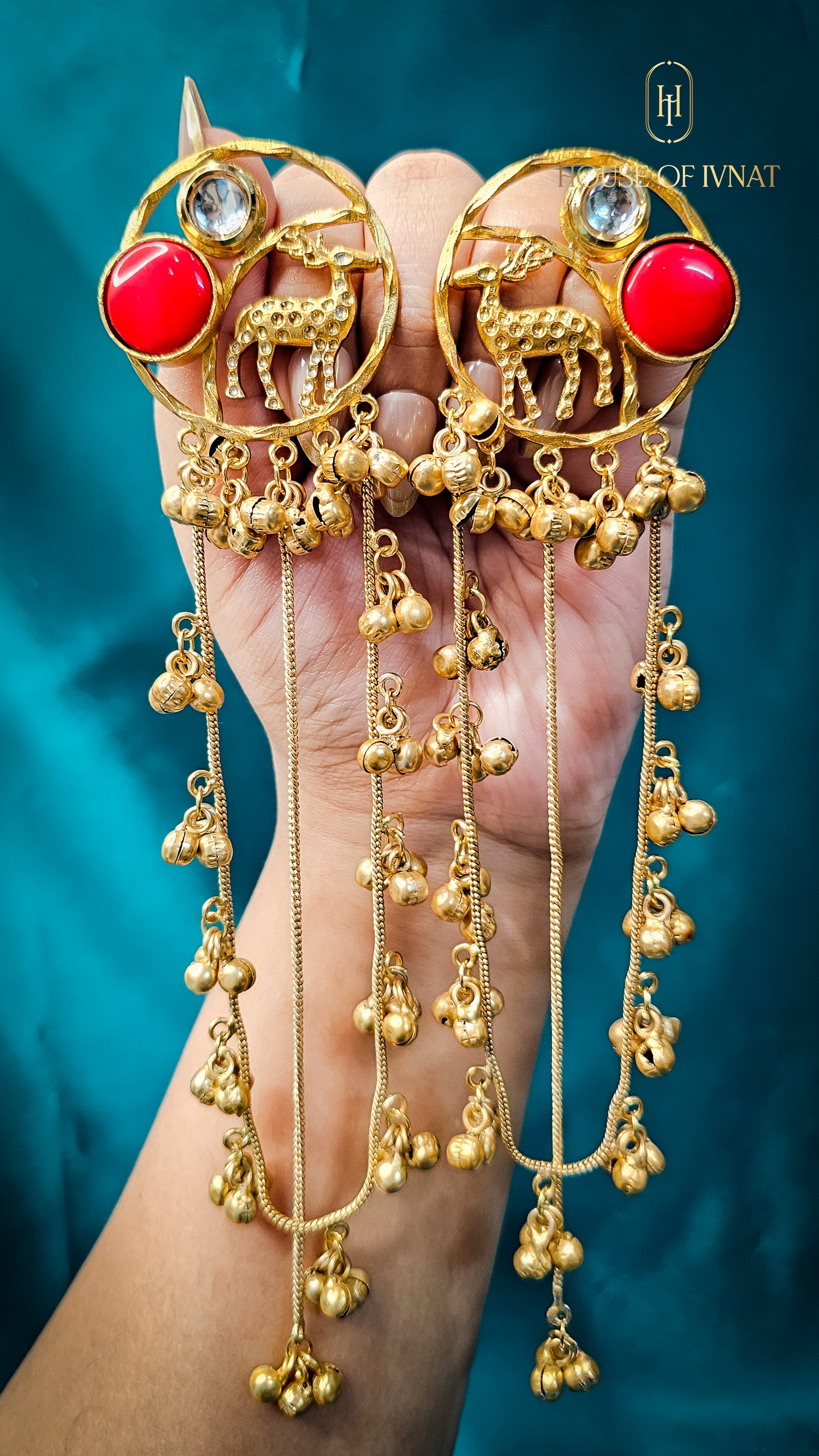 Handcrafted Statement Kashmiri Earrings