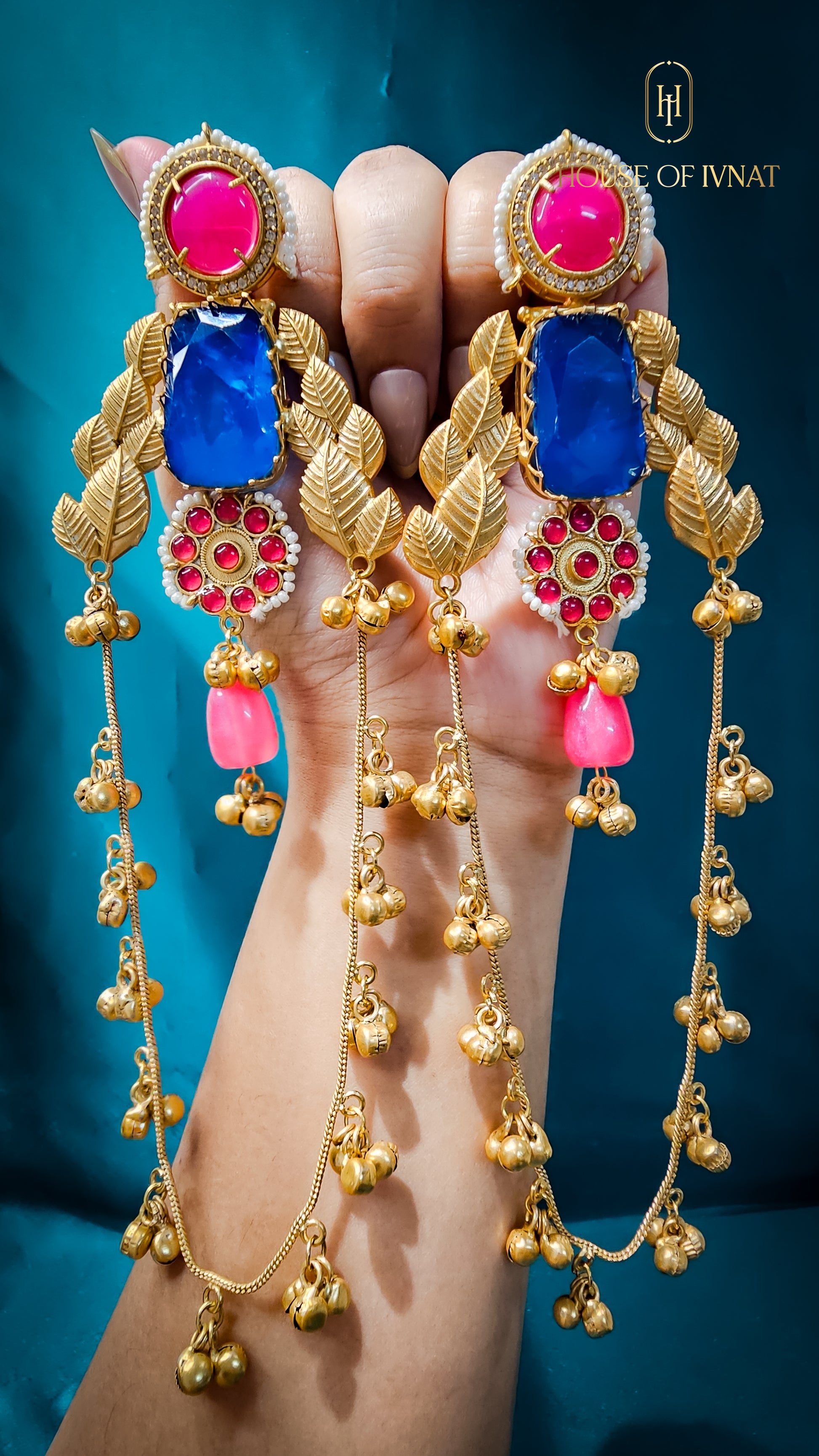 Handcrafted Statement Kashmiri Earrings