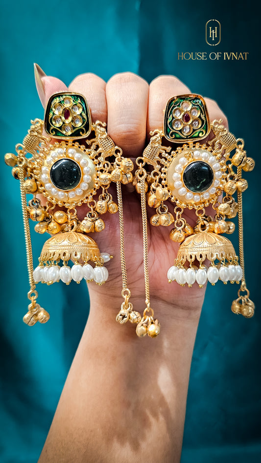 Handcrafted Statement Kashmiri Earrings