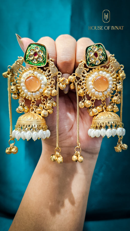 Handcrafted Statement Kashmiri Earrings