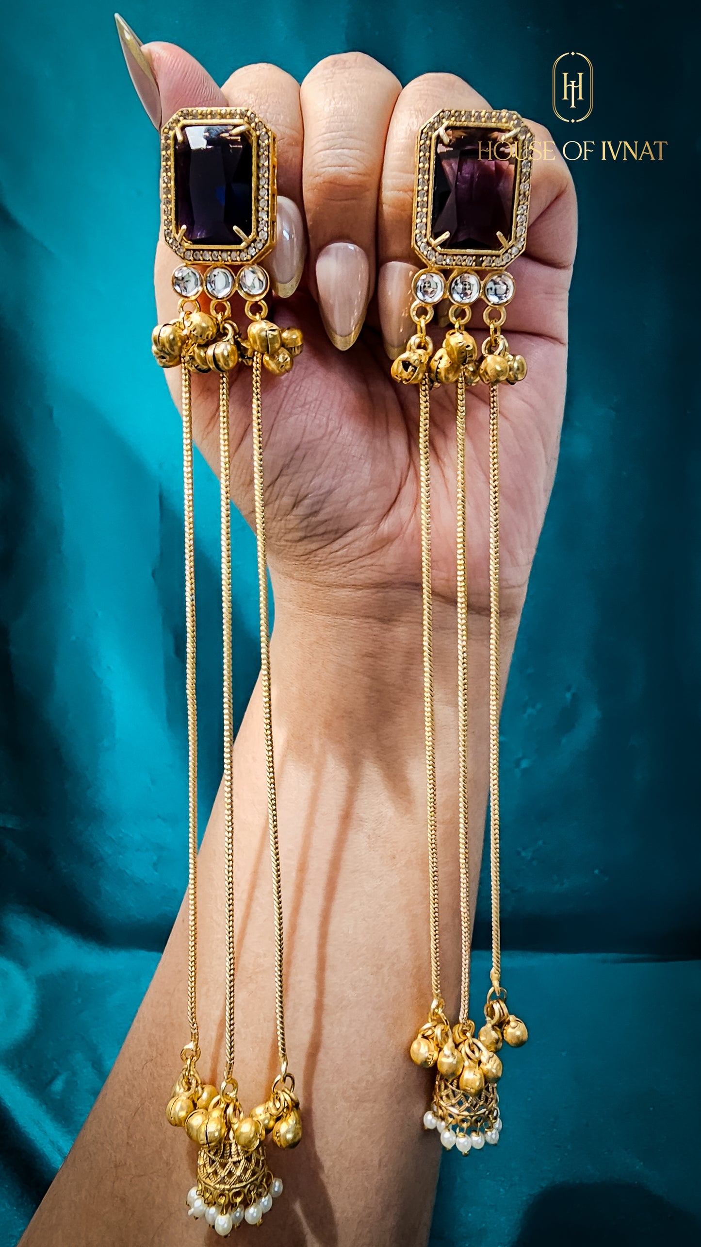 Handcrafted Statement Kashmiri Earrings