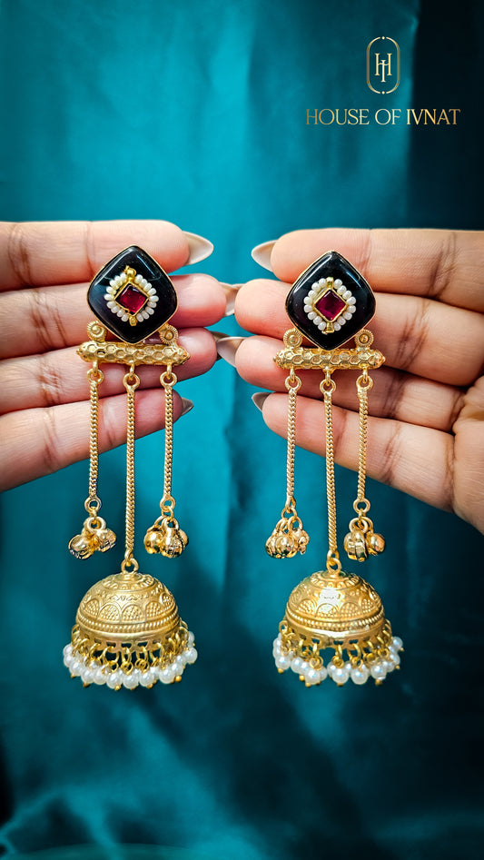Handcrafted kashmiri earrings