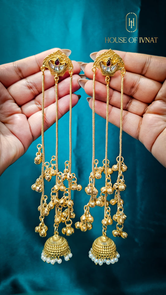 Handcrafted kashmiri earrings
