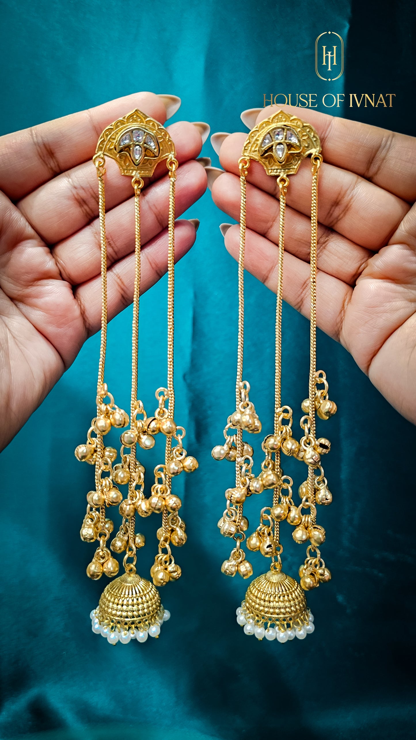 Handcrafted kashmiri earrings