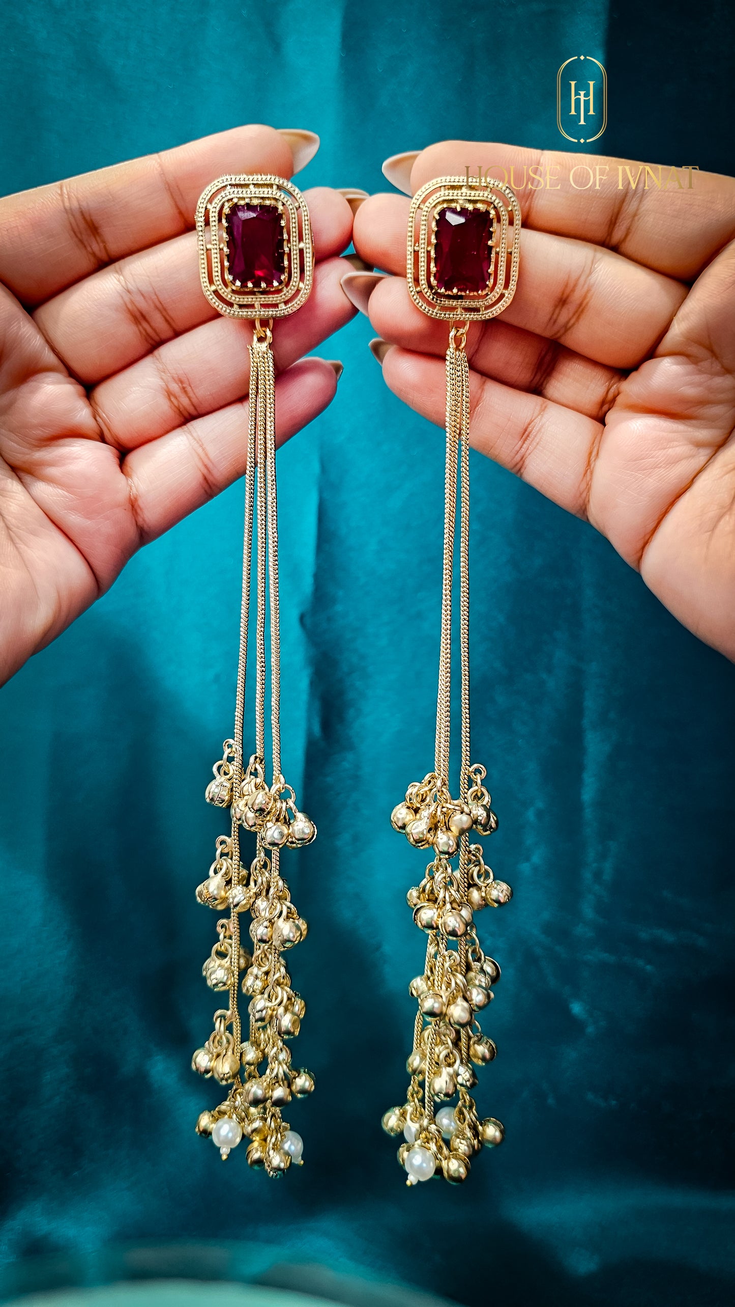 Handcrafted kashmiri earrings