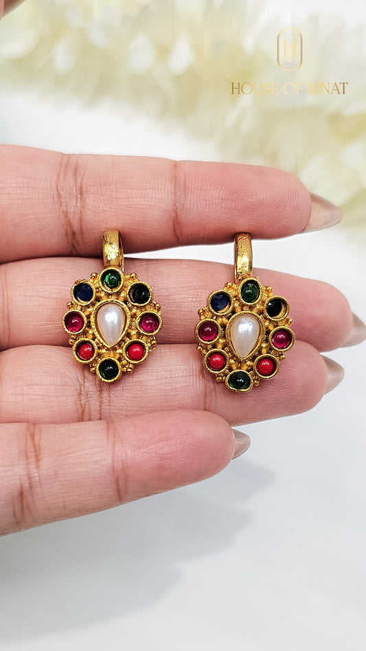 Handcrfted clip on Bugadi earrings