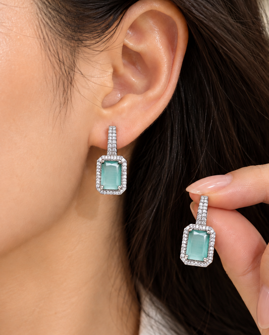 Ahana Earrings- Mint