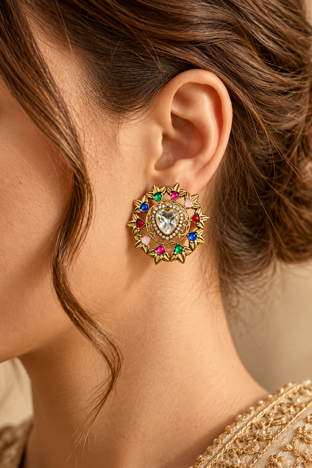Ishani Earrings- Multicolour