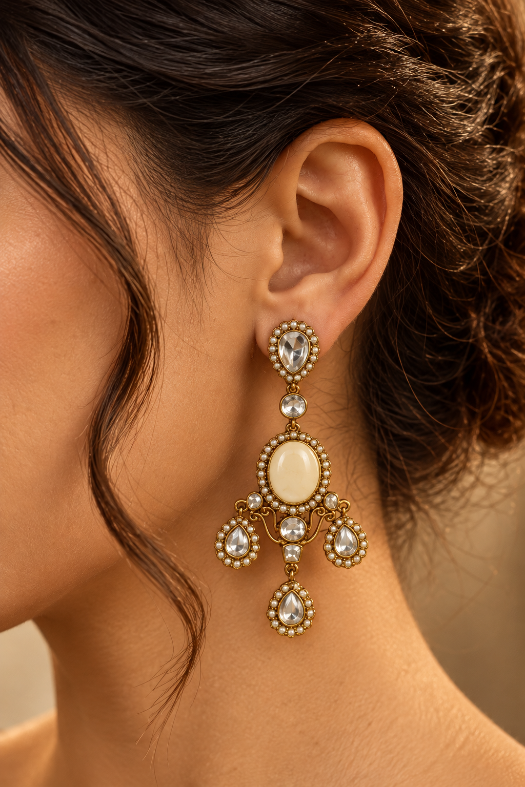 Ishanvi Earrings- Butter Yellow