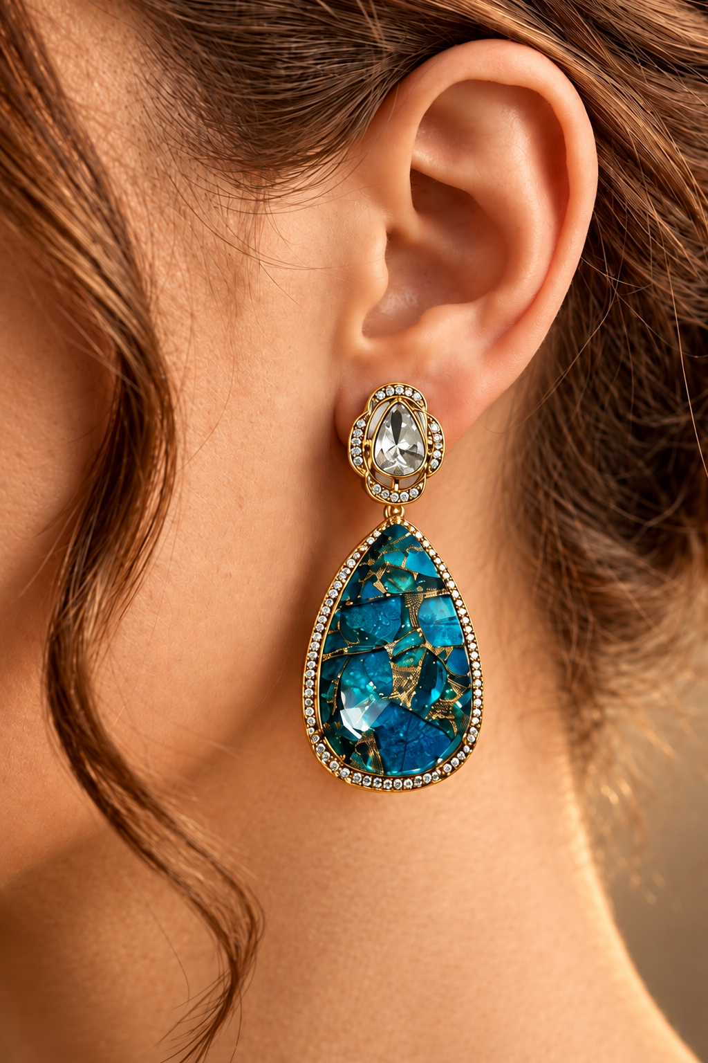 Kimaya Earrings- Turquoise
