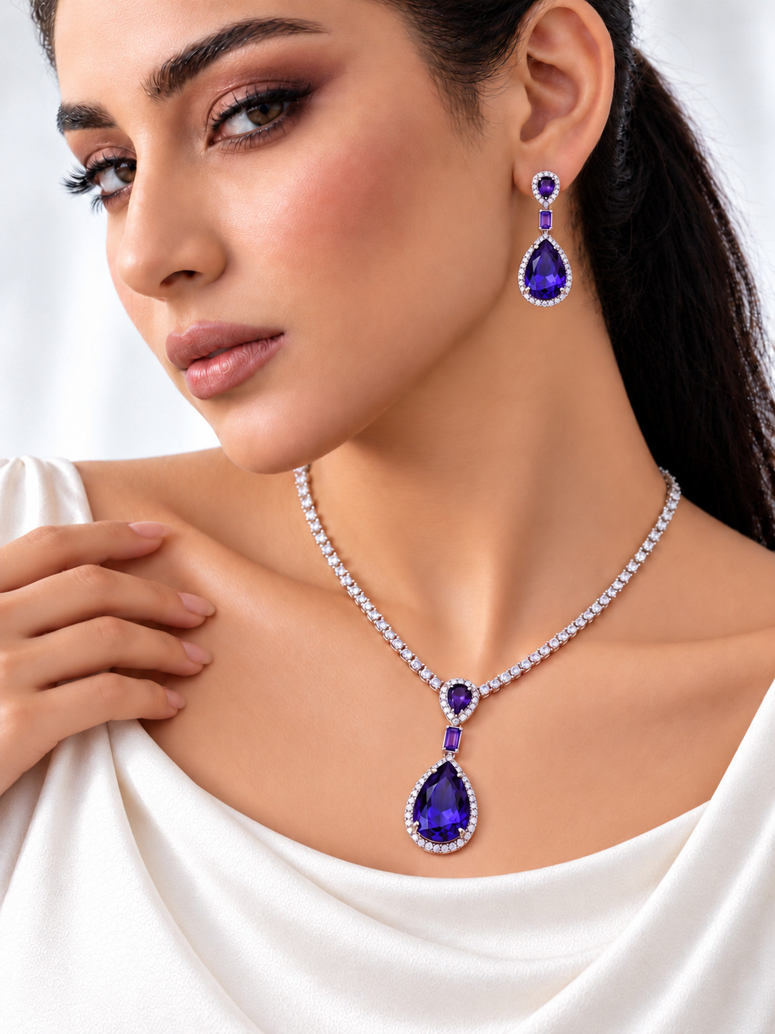 Maya Diamond Set- Purple