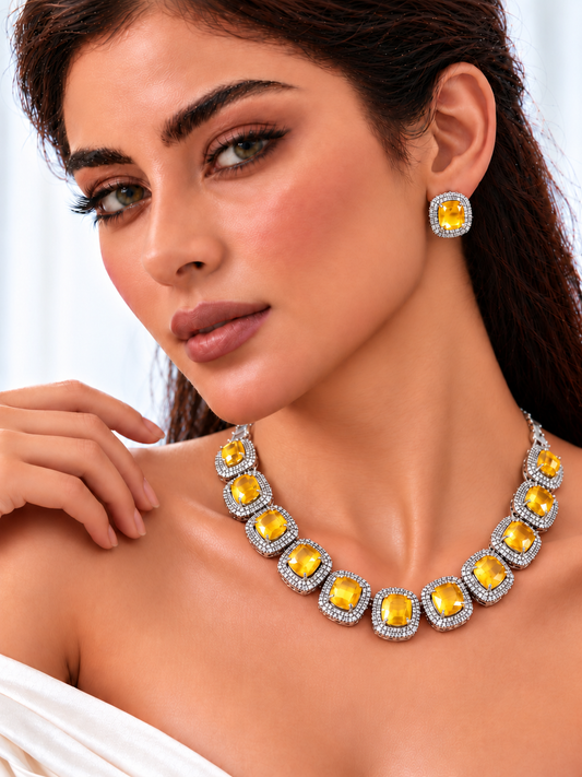Faith Diamond Set- Yellow