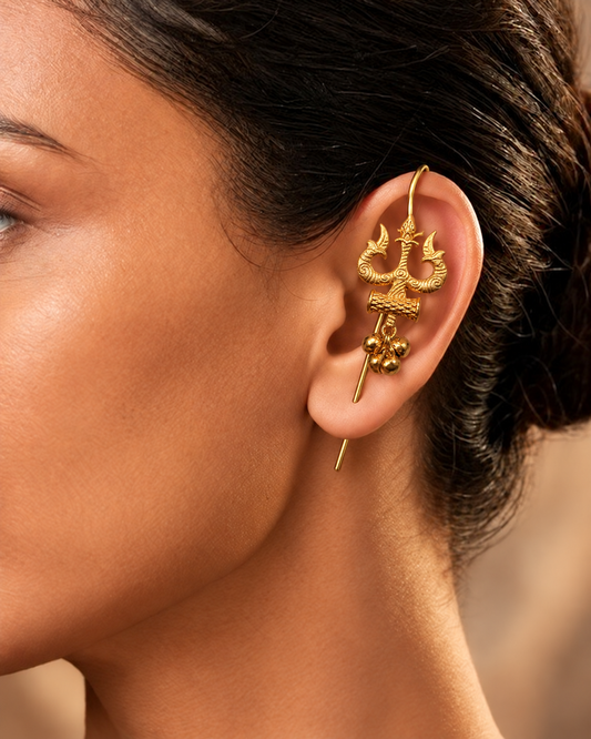 Trishul Needle Earcuff