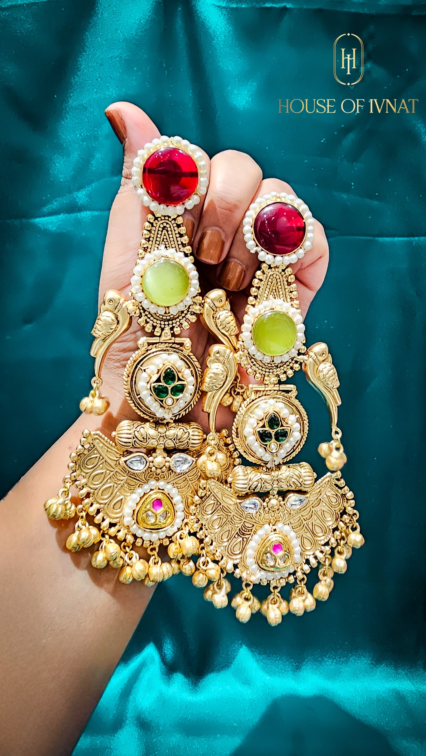 brass jhumka