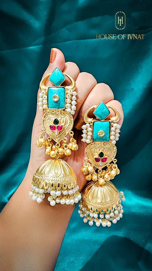 brass jhumka