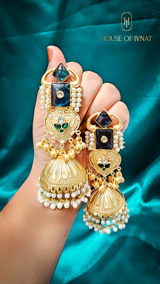 brass jhumka