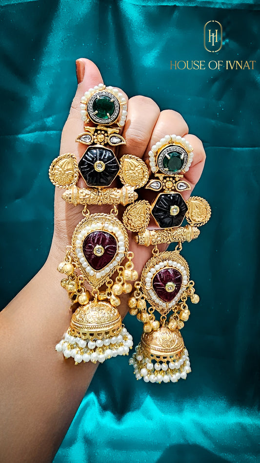 brass jhumka