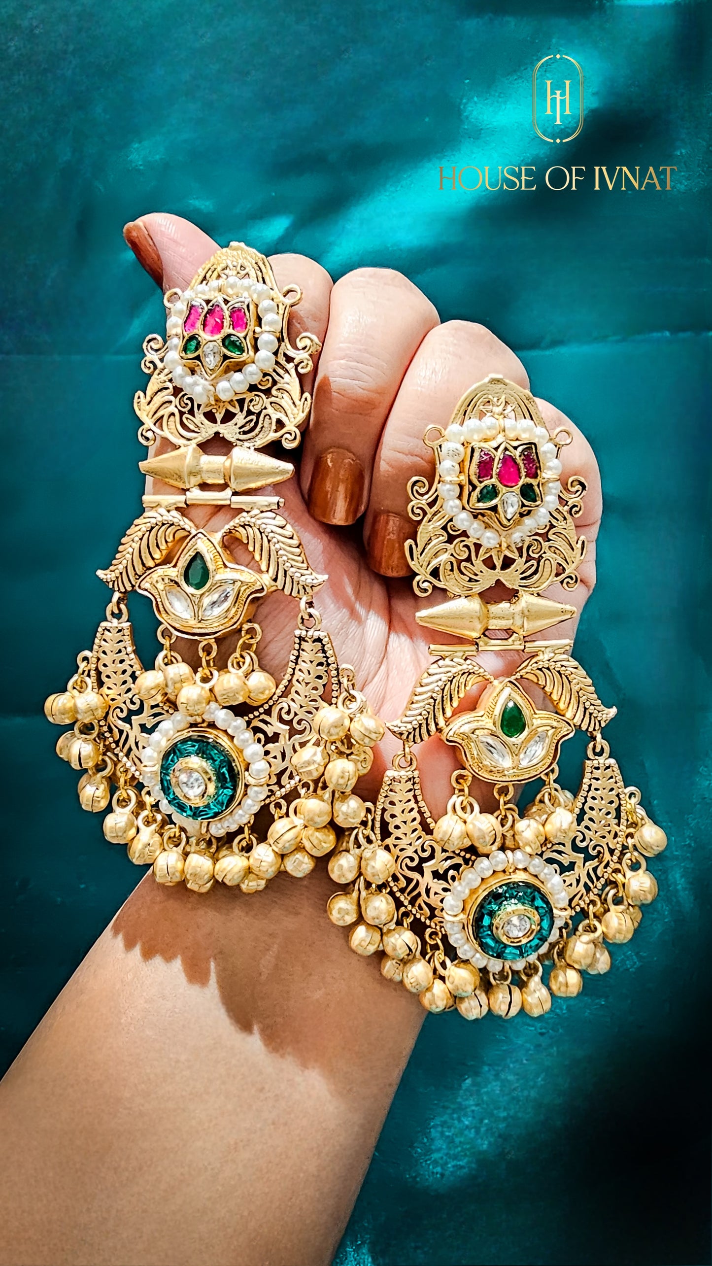 brass jhumka