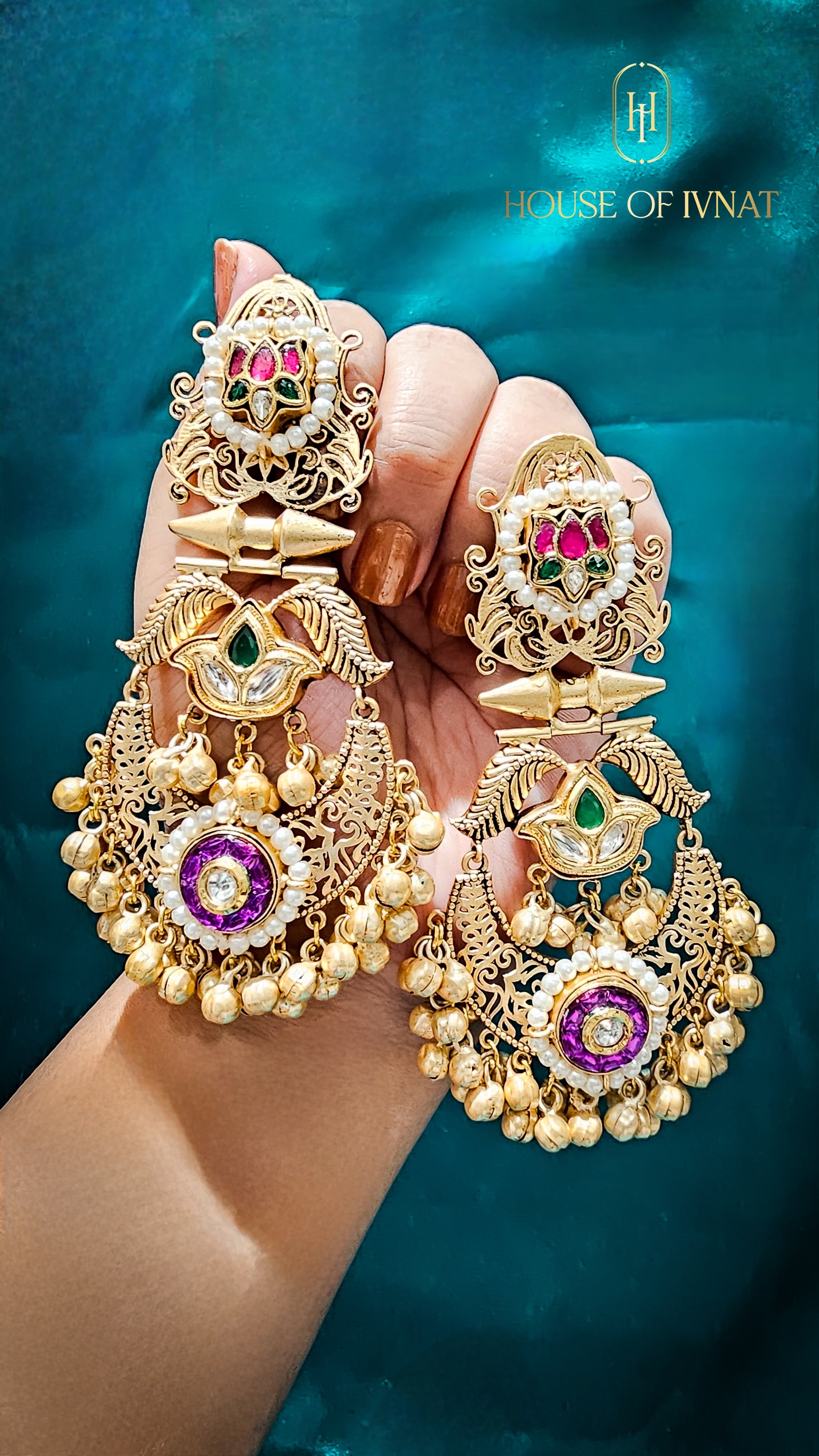 brass jhumka