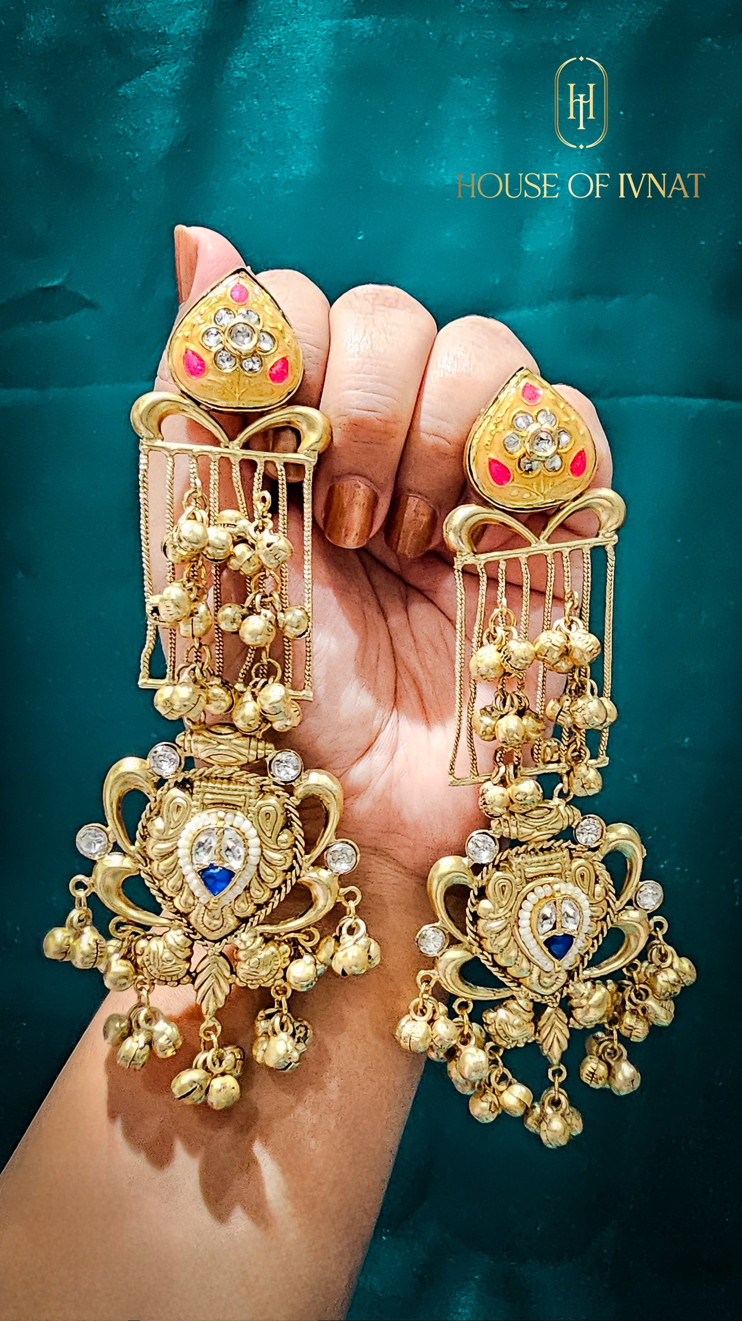 brass jhumka