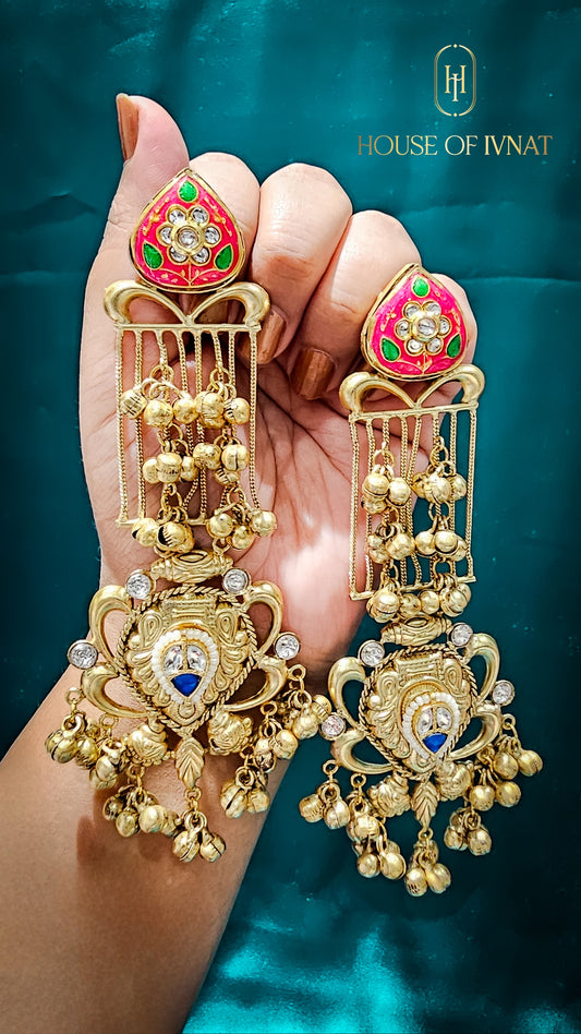 brass jhumka