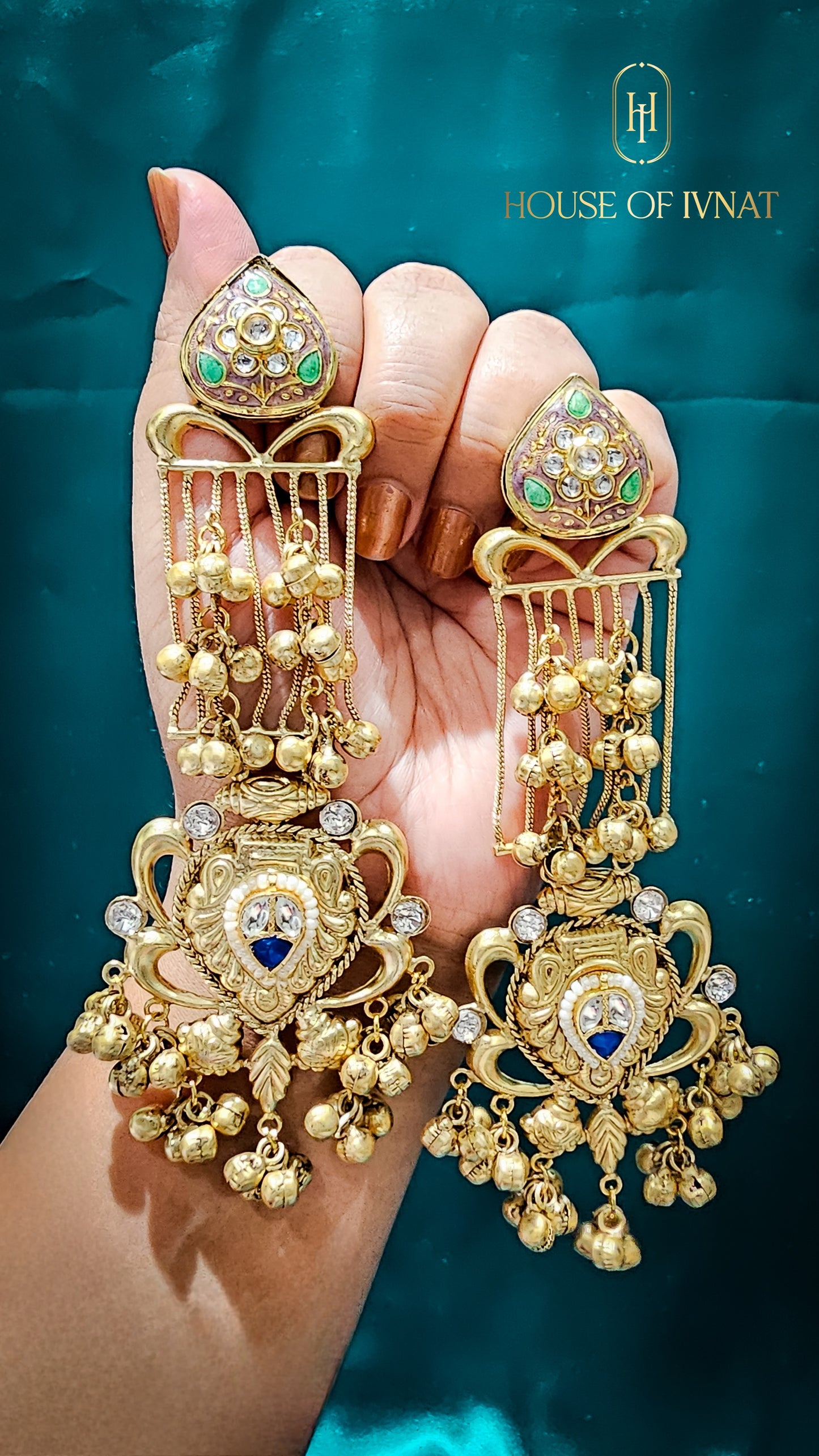 brass jhumka