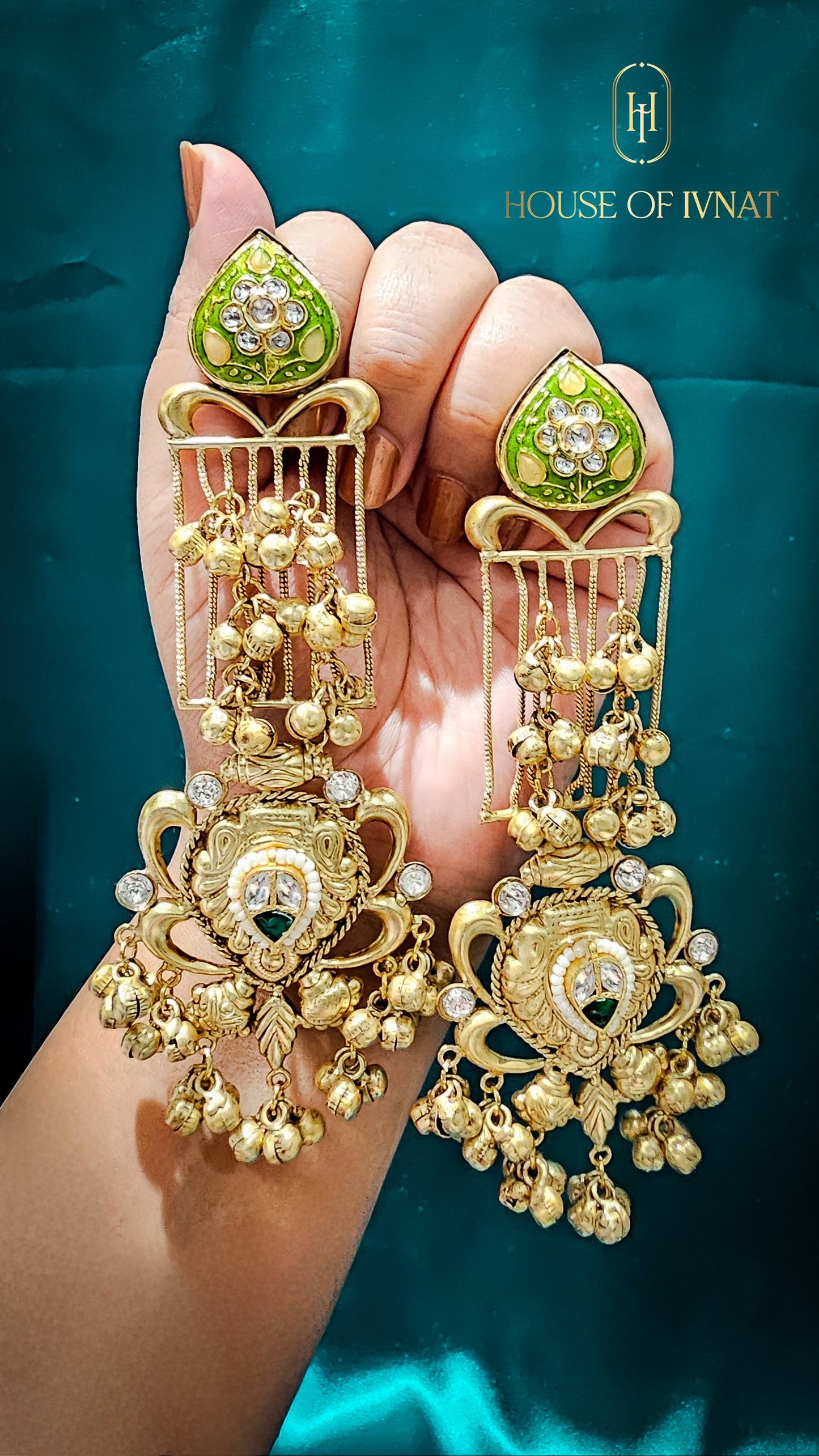 brass jhumka