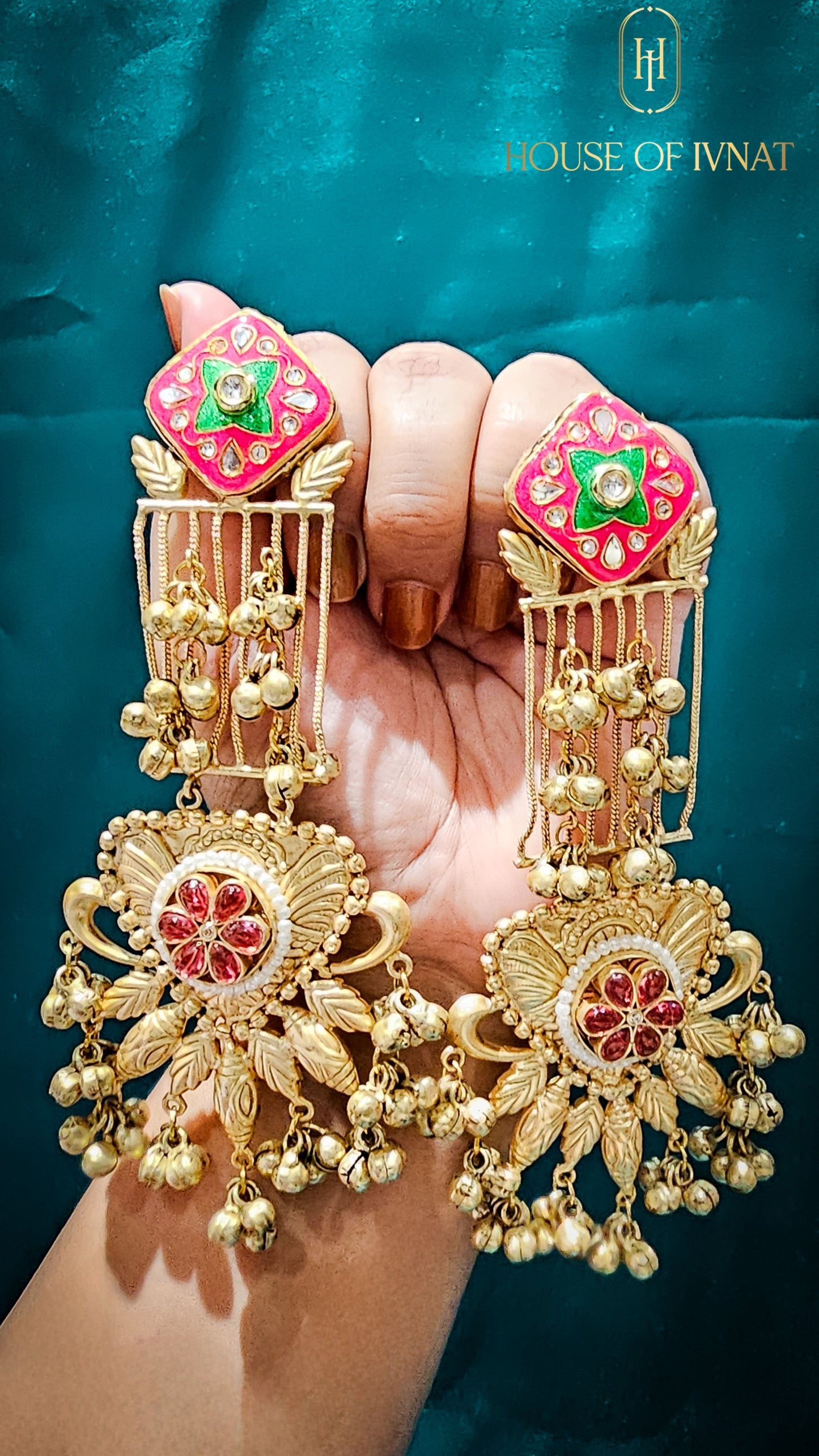 brass jhumka