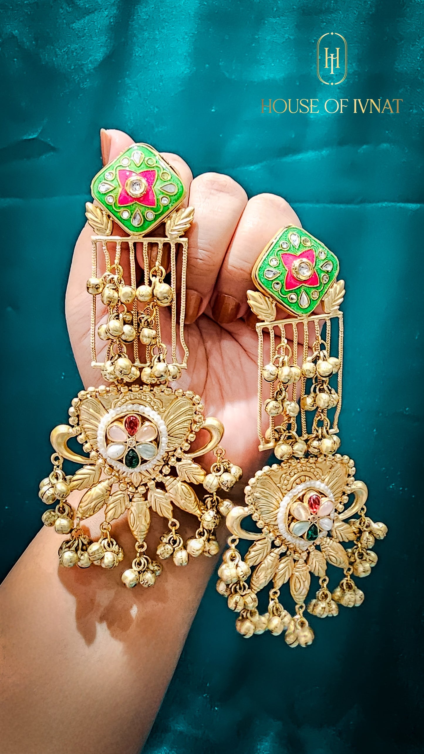 brass jhumka