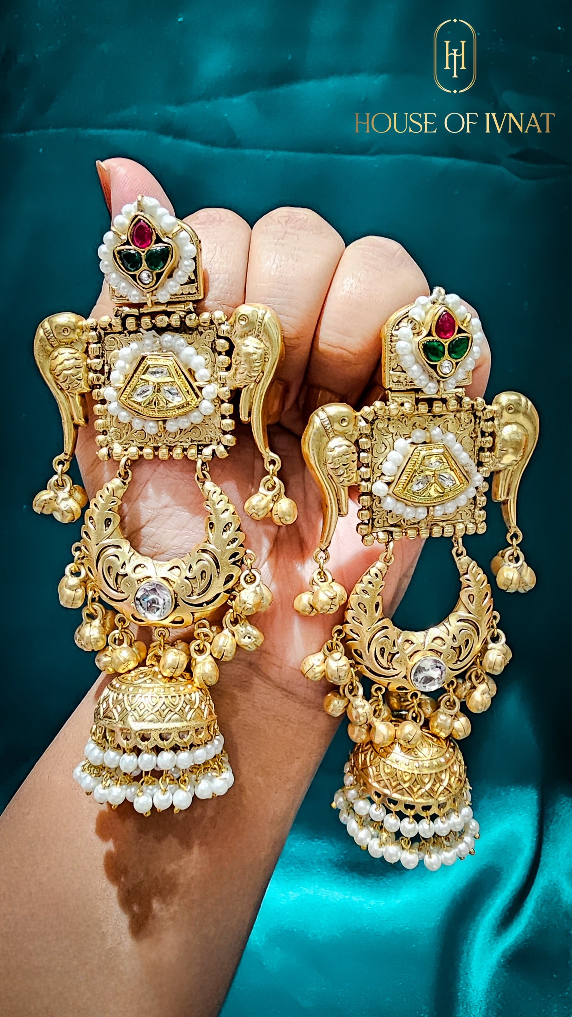 brass jhumka