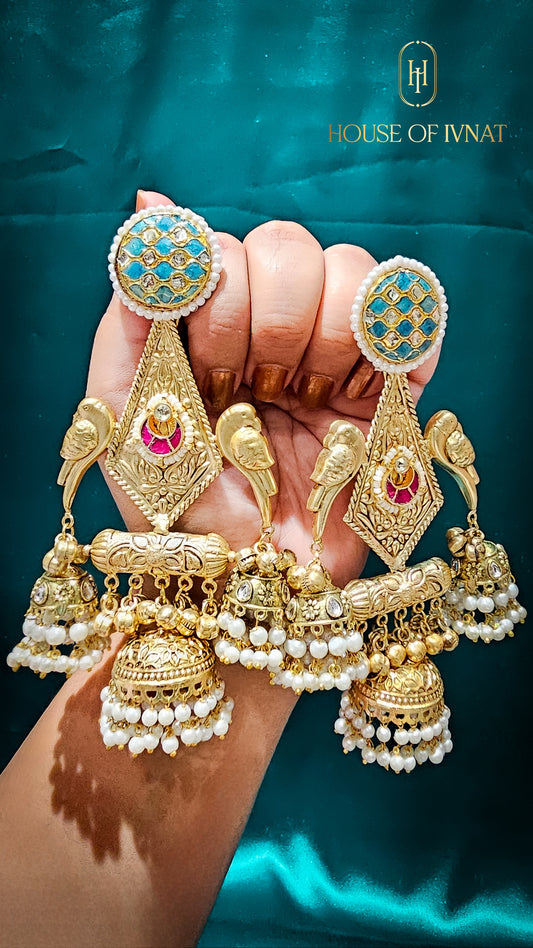 brass jhumka