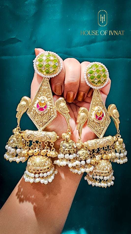 brass jhumka