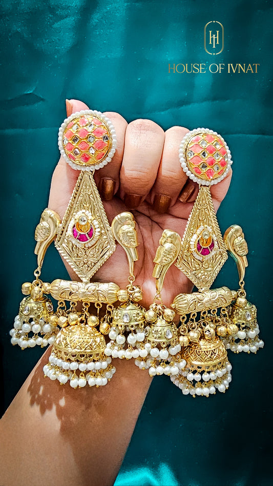 brass jhumka