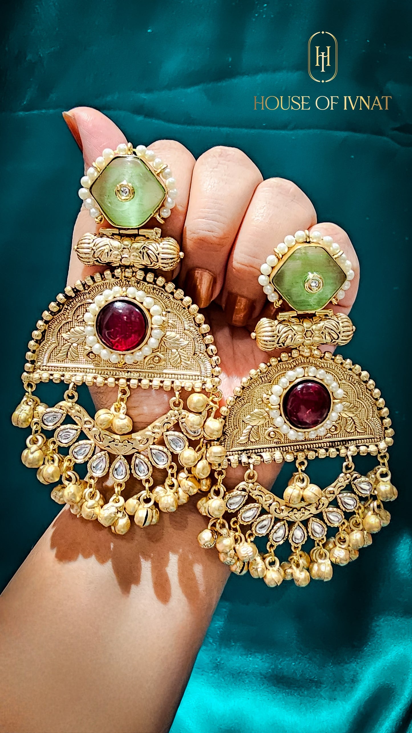 brass jhumka