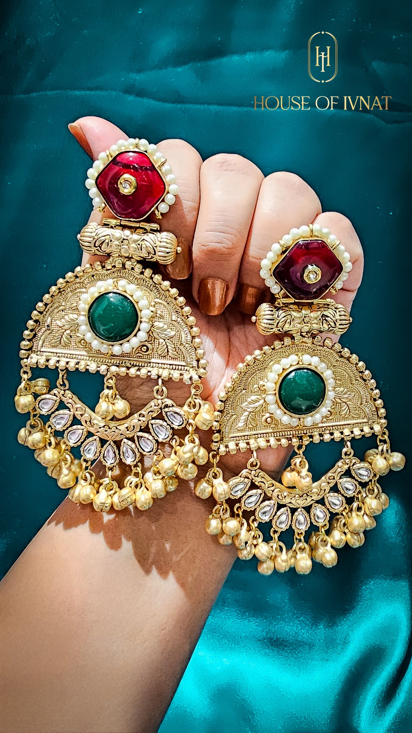 brass jhumka