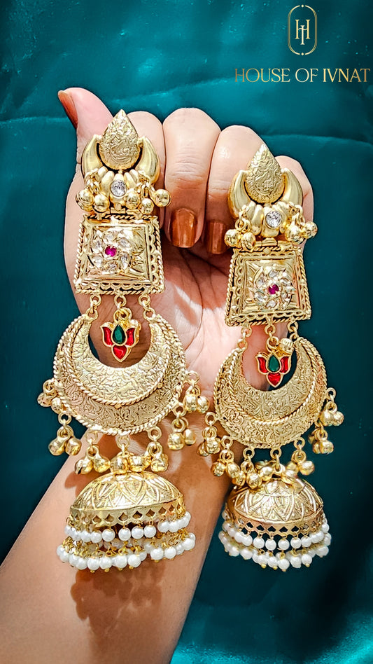 brass jhumka