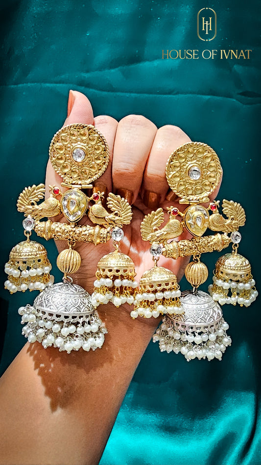 brass jhumka