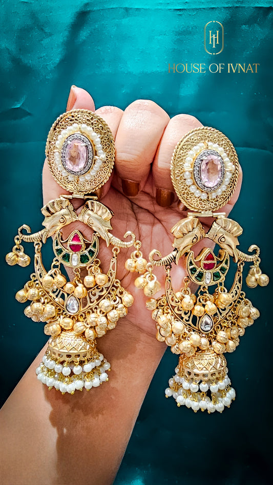 brass jhumka