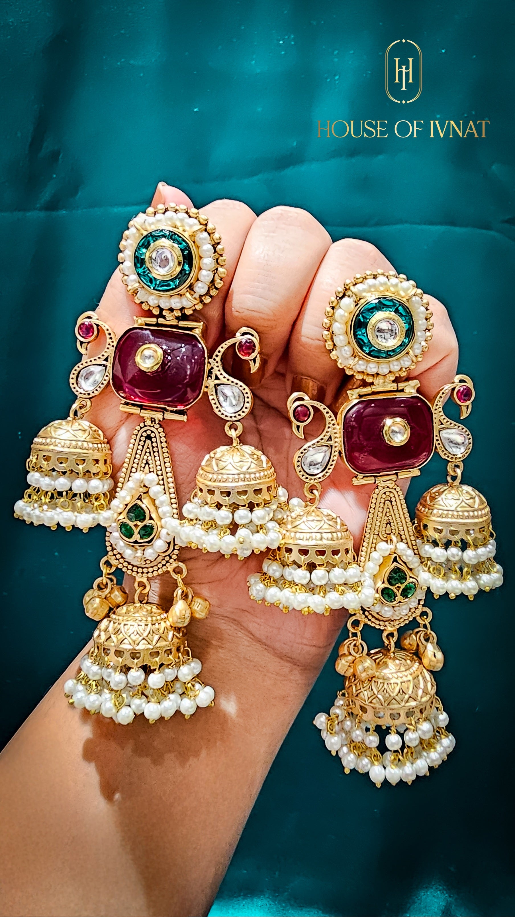 brass jhumka