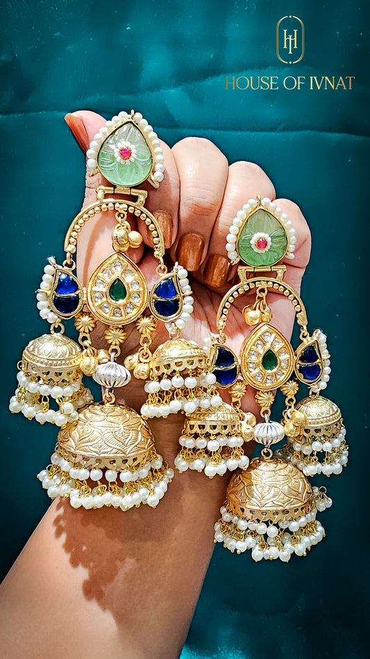 brass jhumka