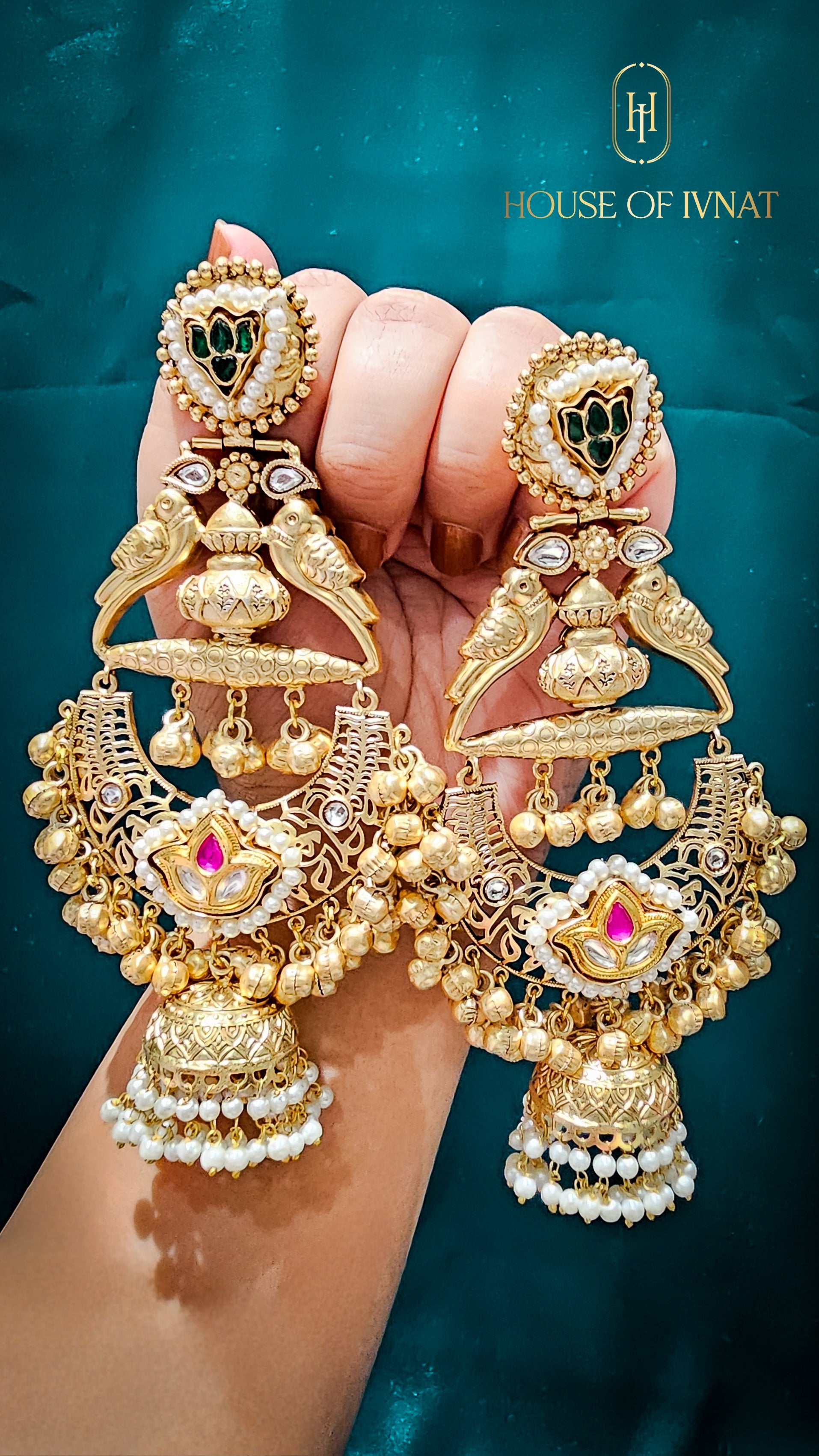 brass jhumka