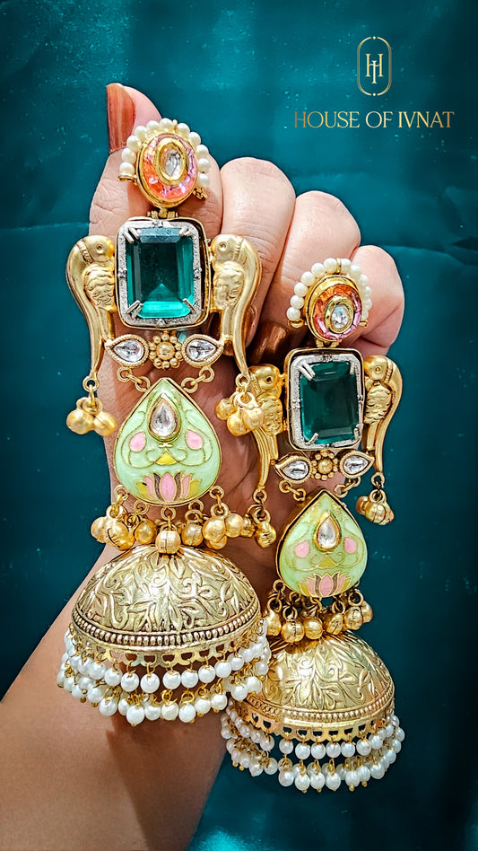 brass jhumka