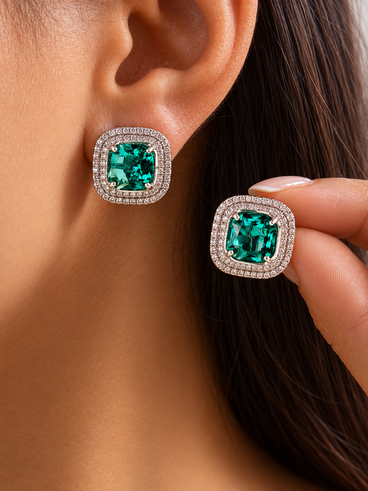 Keya Stud Earrings- Turquoise